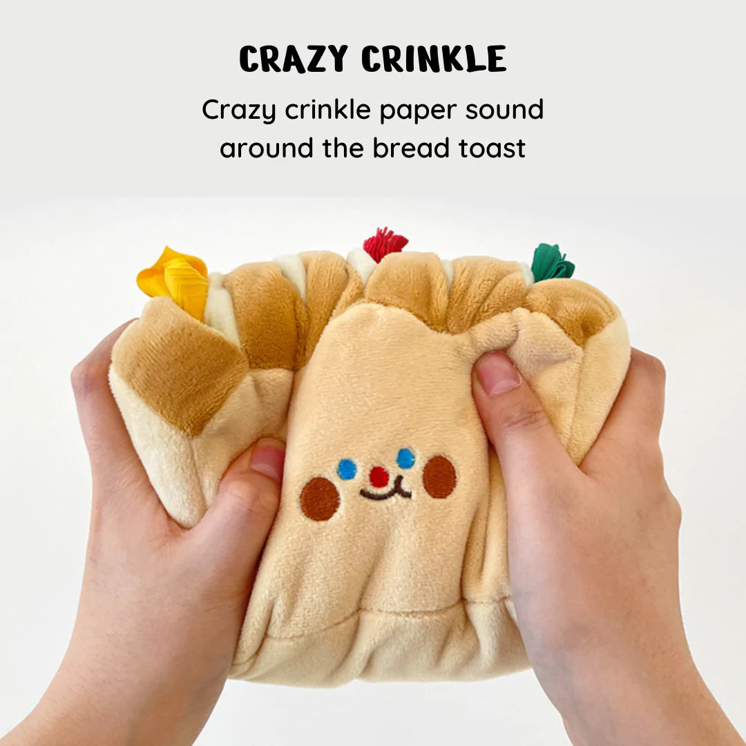 Bread Loaf Snuffle Dog Toy | Interactive Dog Puzzle Toy